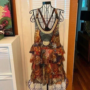 Desigual Monsieur Lacroix Dress Designed by M. Christian Lacroix-Sz 40